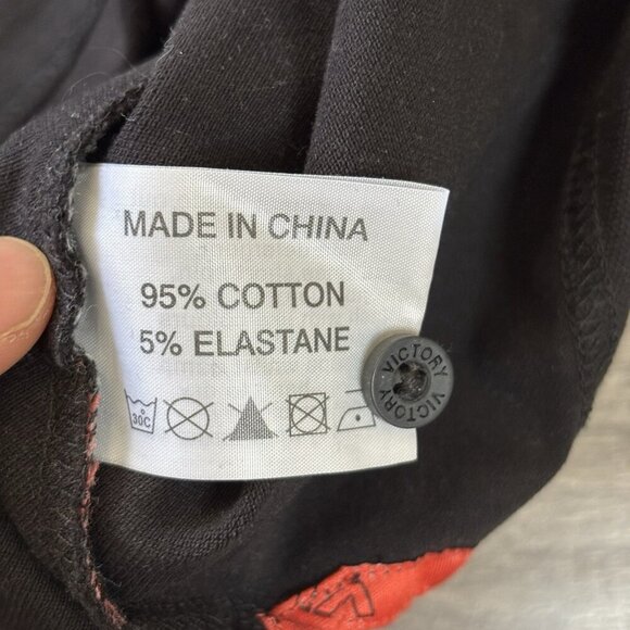 Victory Motorcycle Polo Shirt Mens S Black Red White Logo Bikers EUC - Picture 8 of 12